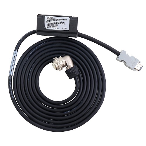 3m(118.11") Encoder Cable with Battery Box for A6 & A6H Series 17-bit Servo Motor - AS7-C-ENC072-BAT-3.0 | StepperOnline AU