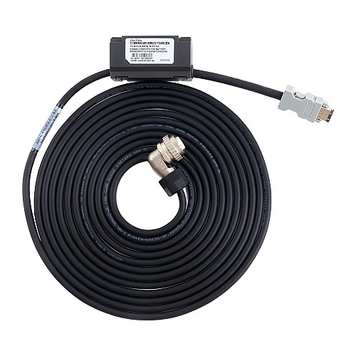 5m(196.85") Encoder Cable with Battery Box for A6 & A6H Series 17-bit Servo Motor - AS7-C-ENC072-BAT-5.0 | StepperOnline AU