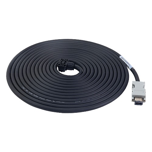 5m(196.85") Encoder Cable with Connector for A6 Series 17-bit Servo Motor - AS7-C-ENC076-5.0 | StepperOnline AU