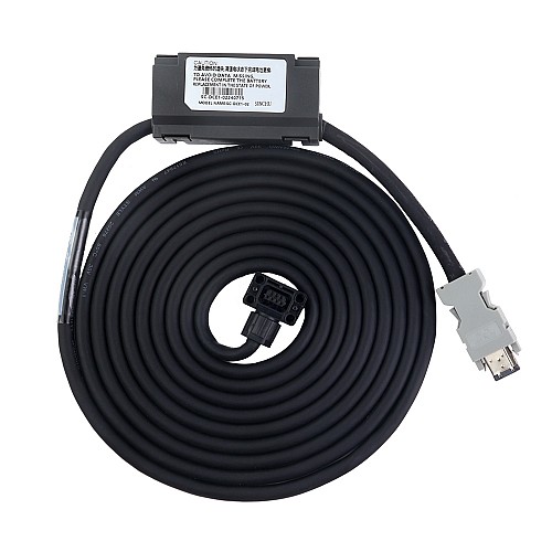 3m(118.11") Encoder Cable with Battery Box for A6 Series 17-bit Servo Motor - AS7-C-ENC076-BAT-3.0 | StepperOnline AU
