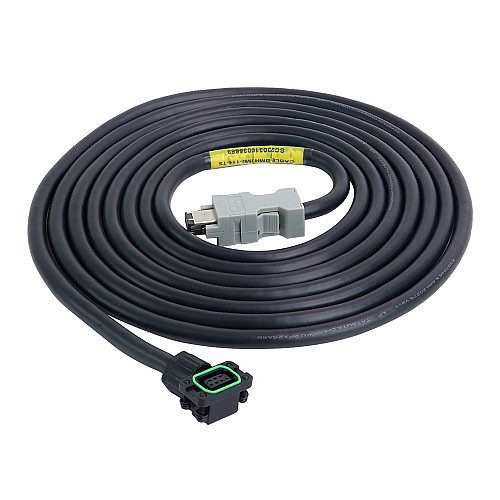 3m(118.11) Encoder Extension Cable with Connector for T6 & T7 Series 23-bit Servo Motor - CEST3M0-2 | StepperOnline AU