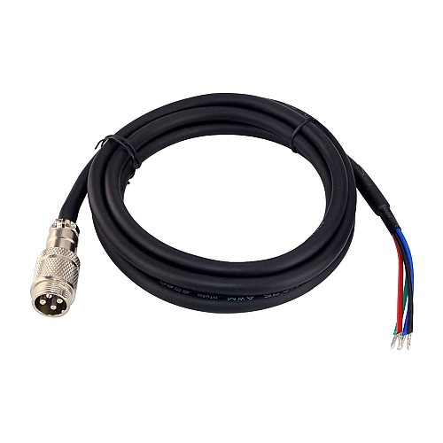 1.7m(67) AWG18 Motor Extension Cable with GX16 Aviation Connector for Nema 34 Closed Loop Stepper Motors - CM2M-18 | StepperOnline AU