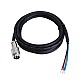1.7m(67) AWG20 Motor Extension Cable with GX16 Aviation Connector for Nema 23 and 24 Closed Loop Stepper Motors - CM2M-20 | StepperOnline AU