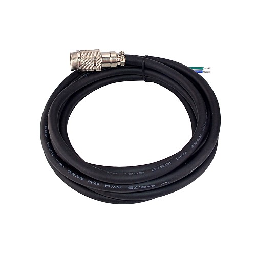 2.7m(106) AWG18 Motor Extension Cable with GX16 Aviation Connector for Nema 34 Closed Loop Stepper Motors - CM3M-18 | StepperOnline AU