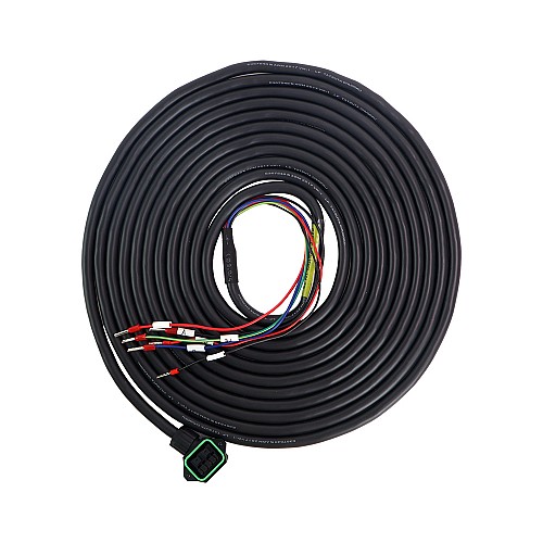 5m(196.85) 4-PIN Motor Extension Cable with Connector for T6 & T7 Series 23-bit Servo Motor w/ Brake - CMBST5M0-2 | StepperOnline AU