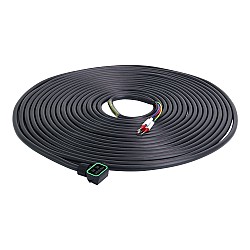 10m(393.7") 4-PIN Motor Extension Cable with Connector for T6 Series 23-bit Servo Motor