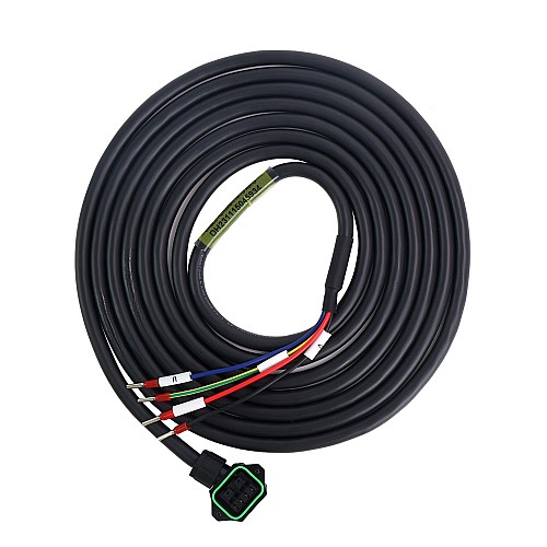 3m(118.11) 4-PIN Motor Extension Cable with Connector for T6 & T7 Series 23-bit Servo Motor - CMST3M0-2 | StepperOnline AU
