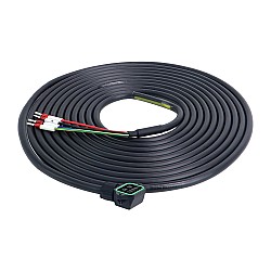 5m(196.85") 4-PIN Motor Extension Cable with Connector for T6 Series 23-bit Servo Motor