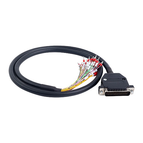 1m(39.37) DB44 Male to Bare High Flex Shielded Cable D-SUB 44-Pin Connector to Single End Cable with Terminal - DB44-1M | StepperOnline AU