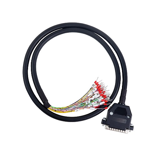 1m(39.37) DB44 Male to Bare High Flex Shielded Cable D-SUB 44-Pin Connector to Single End Cable with Terminal - DB44-1M | StepperOnline AU