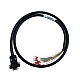 1m(39.37") HDB15 Male to Bare High Flex Shielded Cable D-SUB 15-Pin Connector to Single End Cable with Terminal - HDB15-1M | StepperOnline AU