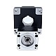 85mm Hollow Rotary Actuator Platform Gear Ratio 10:1 Backlash 3arc-min for Nema 23 Stepper Motor - HRP85KH-G10-D8 | StepperOnline AU