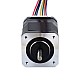 Nema 17 Integrated Stepper Motor 0.44Nm(62.32oz.in) w/ Controller ISC02 10-30VDC - ISC02-04 | StepperOnline AU