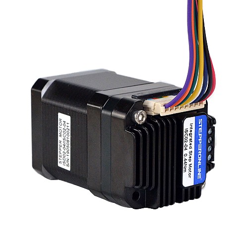 Nema 17 Integrated Stepper Motor 0.44Nm(62.32oz.in) w/ Controller ISC02 10-30VDC - ISC02-04 | StepperOnline AU