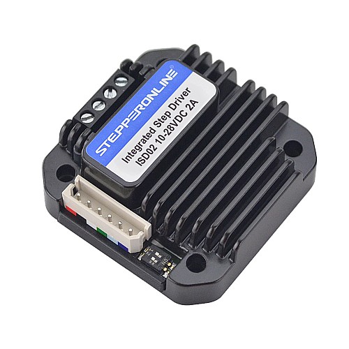 Integrated Stepper Motor Driver 0-2A 10-28VDC for NEMA 17 Stepper Motor - ISD02 | StepperOnline AU