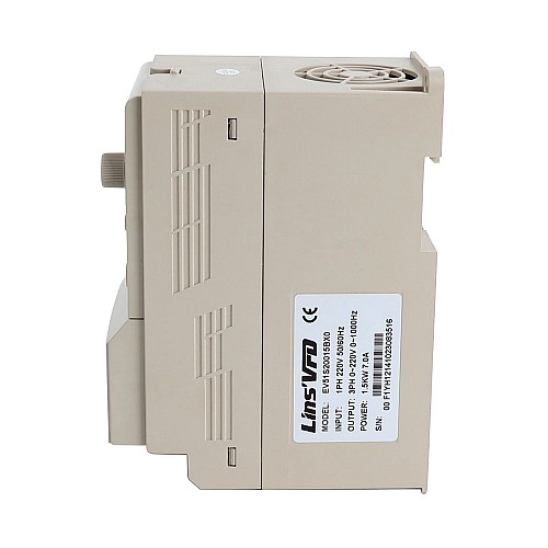 EV51 Series VFD 2HP 1.5KW 7.0A Single Phase 220V CNC Spindle Motor Variable Frequency Drive - EV51S20015BX0 | StepperOnline AU