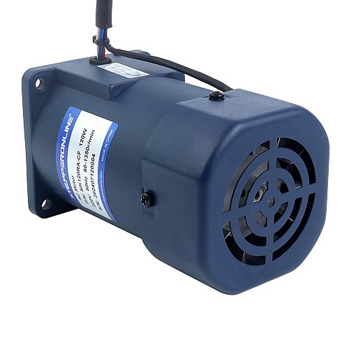 120W 220VAC 50Hz 90-1350RPM 0.90Nm(127.45oz.in) Flange 90mm Single-phase AC Variable Speed Motor - 5IK120RA-CF | StepperOnline AU