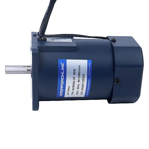 90W 220VAC 50Hz 90-1350RPM 0.675Nm(95.59oz.in) Flange 90mm Single-phase AC Variable Speed Motor - 5IK90RA-CF | StepperOnline AU