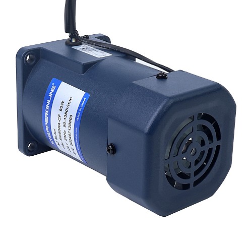 90W 220VAC 50Hz 90-1350RPM 0.675Nm(95.59oz.in) Flange 90mm Single-phase AC Variable Speed Motor - 5IK90RA-CF | StepperOnline AU
