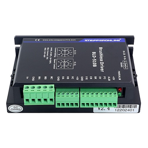 Digital Brushless DC Motor Driver 12V-48VDC Max 15.0A 400W - BLD-510B | StepperOnline AU