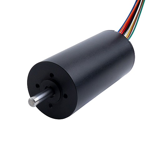24V 200mNm 192.67W 9.65A Round Ф40x84mm Brushless Coreless Motor - 40CL84-24-P2-9200 | StepperOnline AU