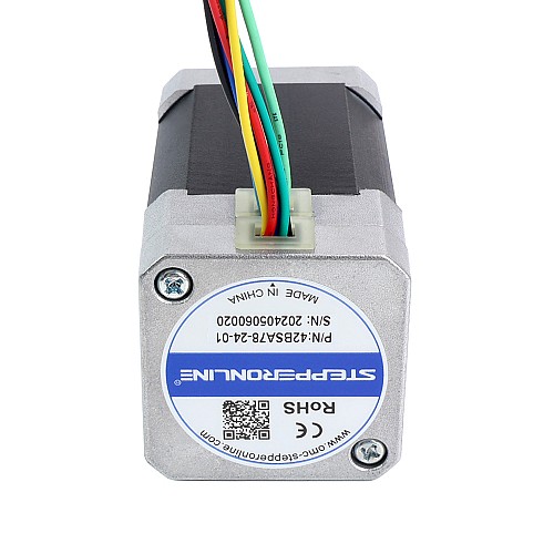 24V 3000RPM 0.24Nm 75W 4.80A 42x42x78mm Brushless DC Motor - 42BSA78-24-01 | StepperOnline AU