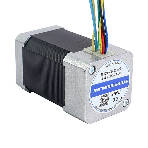 48V 3000RPM 0.24Nm 75W 2.40A 42x42x78mm Brushless DC Motor - 42BSA78-48-01 | StepperOnline AU
