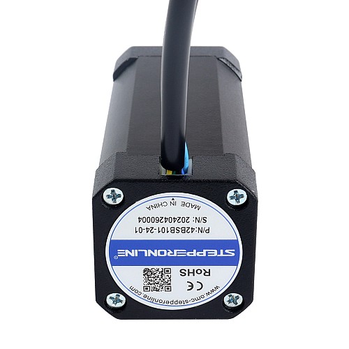 24V 3000RPM 0.25Nm 79W 4.70A 42x42x101mm Brushless DC Motor - 42BSB101-24-01 | StepperOnline AU