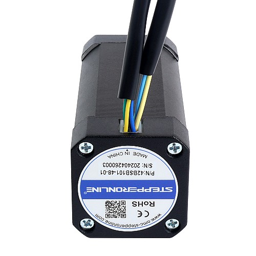 48V 3000RPM 0.25Nm 79W 2.30A 42x42x101mm Brushless DC Motor - 42BSB101-48-01 | StepperOnline AU