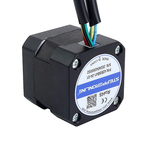 24V 3000RPM 0.063Nm 20W 1.20A 42x42x41mm Brushless DC Motor - 42BSB41-24-01 | StepperOnline AU