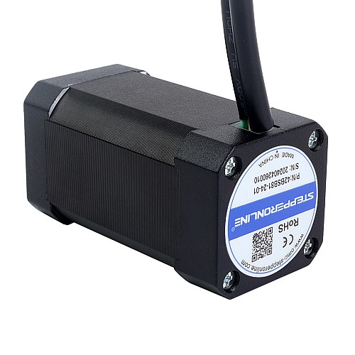 24V 3000RPM 0.19Nm 60W 3.60A 42x42x81mm Brushless DC Motor - 42BSB81-24-01 | StepperOnline AU