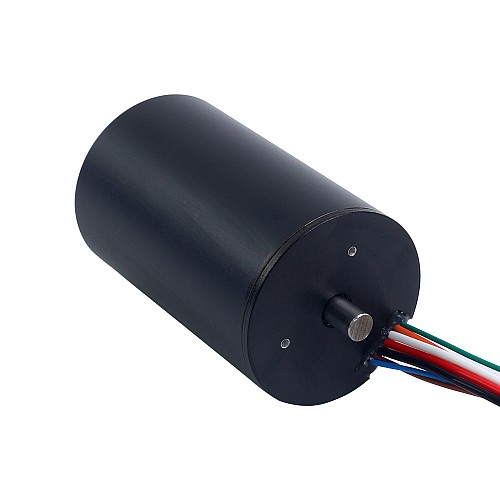 24V 210mNm 175.92W 9.68A Round Ф43x69mm Brushless Coreless Motor - 43CL70-24-P2-8000 | StepperOnline AU