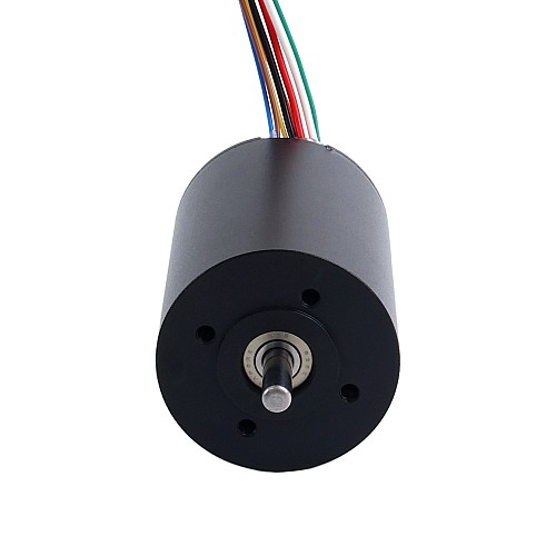 28V 304mNm 111W 6.06A Round Ф50x70mm Brushless Coreless Motor - 50CL70-28-P2-3500 | StepperOnline AU