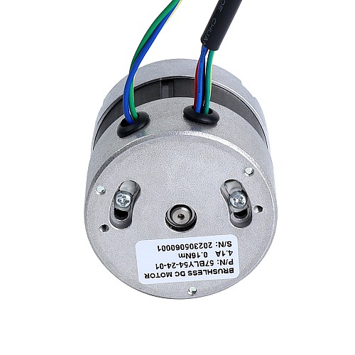 24V 4000RPM 0.16Nm 67W 4.1A Ф57x53.5mm Brushless DC Motor - 57BLY54-24-01 | StepperOnline AU
