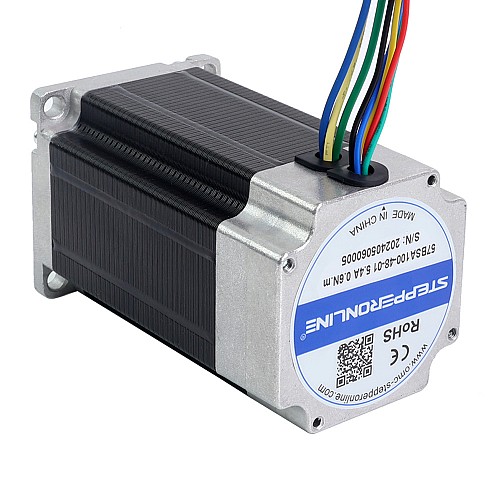 48V 3000RPM 0.6Nm 188W 5.40A 57x57x100mm Brushless DC Motor - 57BSA100-48-01 | StepperOnline AU