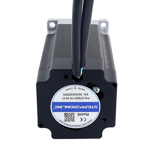36V 3000RPM 0.6Nm 188W 7.20A 57x57x116mm Brushless DC Motor - 57BSD116-36-01 | StepperOnline AU