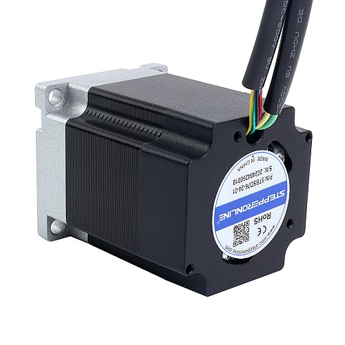 24V 3000RPM 0.3Nm 94W 5.40A 57x57x76mm Brushless DC Motor - 57BSD76-24-01 | StepperOnline AU