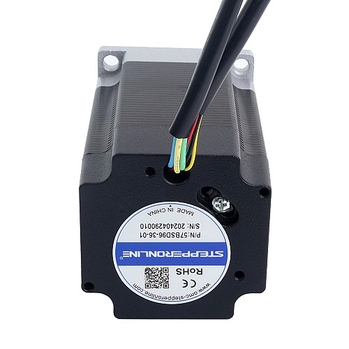 36V 3000RPM 0.45Nm 141W 5.40A 57x57x96mm Brushless DC Motor - 57BSD96-36-01 | StepperOnline AU