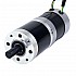 24V 101W Round Geared Brushless DC Motor 20.00Nm(2832.23oz.in) 100:1 Round Planetary Gearbox