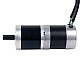 24V 101W Round Geared Brushless DC Motor 20.00Nm(2832.23oz.in) 100:1 Round Planetary Gearbox - 57BYA74-24-01-PG100 | StepperOnline AU