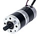 24V 101W Round Geared Brushless DC Motor 6.90Nm(977.12oz.in) 27:1 Round Planetary Gearbox - 57BYA74-24-01-PG27 | StepperOnline AU