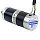 24V 101W Round Geared Brushless DC Motor 11.42Nm(1617.20oz.in) 51:1 Round Planetary Gearbox - 57BYA74-24-01-PG51 | StepperOnline AU
