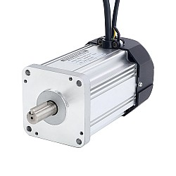 310V 4000RPM 1.8Nm 750W 3.0A Square 80x80x159mm Brushless DC Motor w/ Radiator Fan