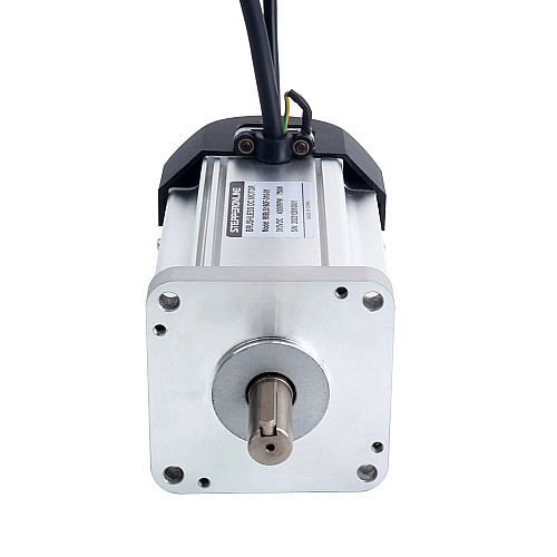 310V 4000RPM 1.8Nm 750W 3.0A Square 80x80x159mm Brushless DC Motor w/ Radiator Fan - 80BLS160F-310-01 | StepperOnline AU