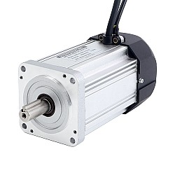 310V 6000RPM 1.75Nm 1100W 4.5A Square 80x80x159mm Brushless DC Motor w/ Radiator Fan