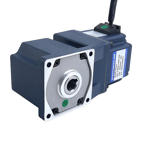 24V 40W 60RPM Geared BLDC Motor 4.59Nm(650.34oz.in) 50:1 Right Angle Gearbox - F4B40-24GN-30S/4GN50RC | StepperOnline AU