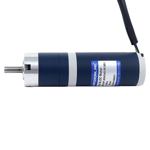 24V 30W 59RPM Geared Brushless DC Motor 3.50Nm(495.64oz.in) 50.9:1 Planetary Gearbox - M42B30-24P-30S/G42-50.9S1 | StepperOnline AU