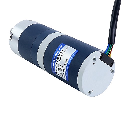 24V 90W 20.7RPM Geared Brushless DC Motor 30.00Nm(4248.35oz.in) 144.5:1 Planetary Gearbox - M62B90-24P-30S/G62-144.5S1 | StepperOnline AU