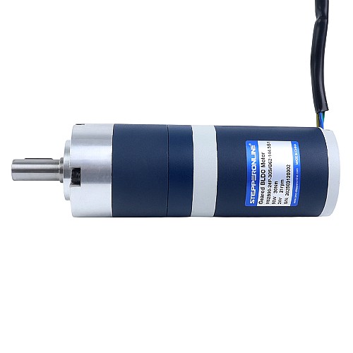 24V 90W 20.7RPM Geared Brushless DC Motor 30.00Nm(4248.35oz.in) 144.5:1 Planetary Gearbox - M62B90-24P-30S/G62-144.5S1 | StepperOnline AU