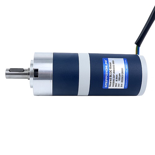 24V 90W 100RPM Geared Brushless DC Motor 6.90Nm(977.12oz.in) 30:1 Planetary Gearbox - M62B90-24P-30S/G62-30S1 | StepperOnline AU